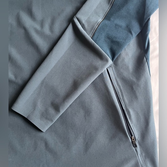 NWOT Lululemon Warp Lite Long Sleeve Crew - Size XL Iron Blue/Night Diver - Picture 9 of 14